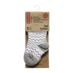KipKep Blijf-Sokjes Dusty Clay 12-18mnd 2-Pack 12-18 maanden