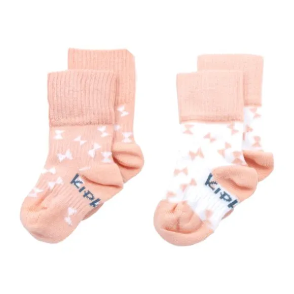 KipKep Blijf-Sokjes Dusty Clay 12-18mnd 2-Pack 12-18 maanden