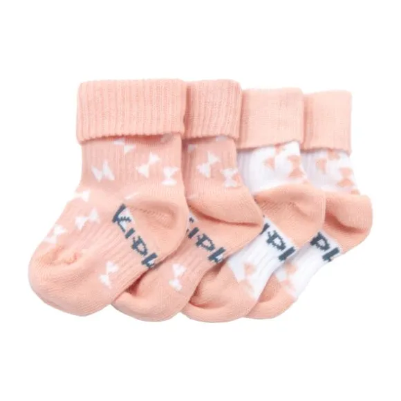 KipKep Blijf-Sokjes Dusty Clay 12-18mnd 2-Pack 12-18 maanden