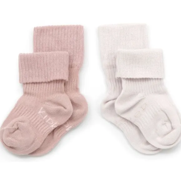 KipKep Blijf-Sokjes Dusty Clay 12-18mnd 2-Pack 12-18 maanden