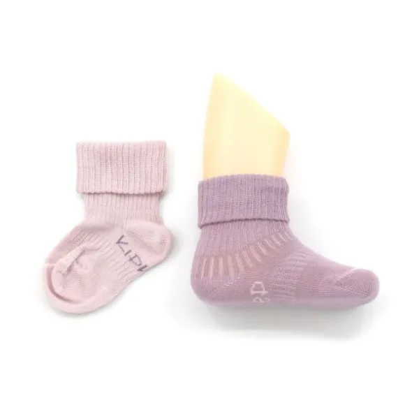 KipKep Blijf-Sokjes Dusty Clay 12-18mnd 2-Pack 12-18 maanden