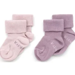 KipKep Blijf-Sokjes Dusty Clay 12-18mnd 2-Pack 12-18 maanden