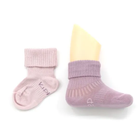 KipKep Blijf-Sokjes Dusty Clay 12-18mnd 2-Pack 12-18 maanden