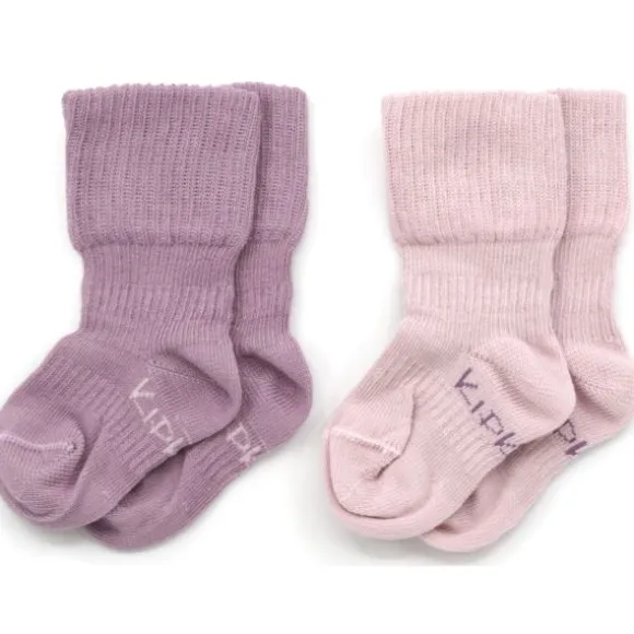 KipKep Blijf-Sokjes Dusty Clay 12-18mnd 2-Pack 12-18 maanden