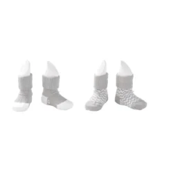 KipKep Blijf-Sokjes Dusty Clay 12-18mnd 2-Pack 12-18 maanden