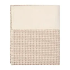 Koeka Ledikantdeken - Cotton Fleece Wafel Amsterdam – Crumble