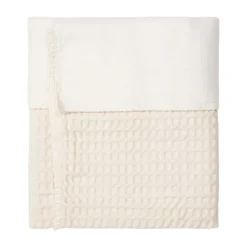 Koeka Ledikantdeken Cotton Fleece Wafel Amsterdam Sand