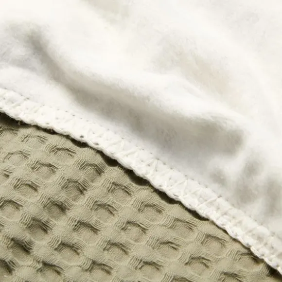 Koeka Ledikantdeken Cotton Fleece Wafel Amsterdam Sand