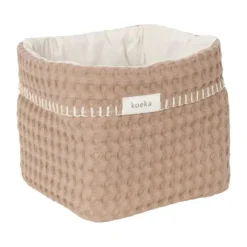 Koeka Ledikantdeken Cotton Fleece Wafel Amsterdam Sand