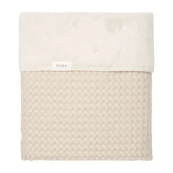 Koeka Ledikantdeken Wafel/Teddy Oslo Sand/Pebble