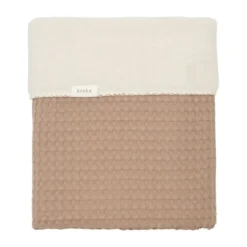 Koeka Ledikantdeken Wafel/Teddy Oslo Sand/Pebble