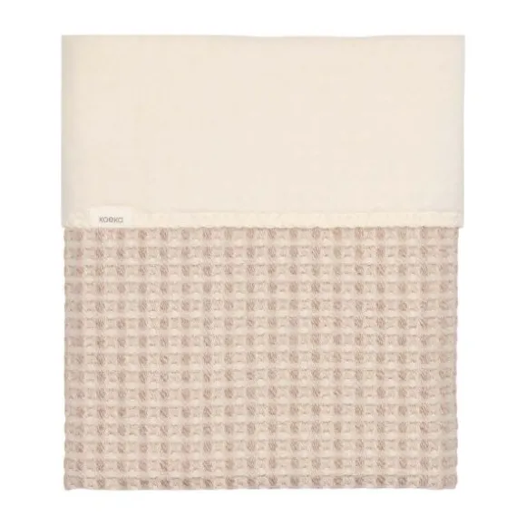 Koeka Wiegdeken - Cotton Fleece Wafel Amsterdam – Crumble
