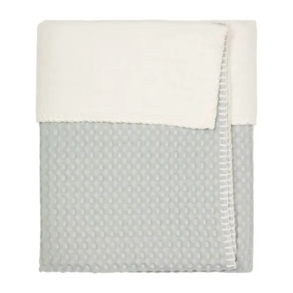 Koeka Wiegdeken Cotton Fleece Wafel Amsterdam Sand