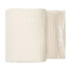 Koeka Wiegdeken Cotton Fleece Wafel Amsterdam Sand