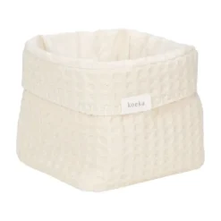 Koeka Wiegdeken Cotton Fleece Wafel Amsterdam Sand