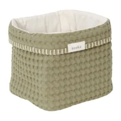 Koeka Wiegdeken Cotton Fleece Wafel Amsterdam Sand