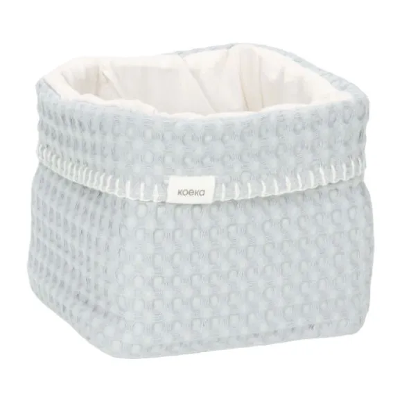 Koeka Wiegdeken Cotton Fleece Wafel Amsterdam Sand