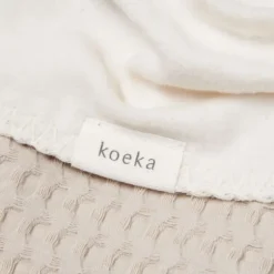 Koeka Wiegdeken Cotton Fleece Wafel Amsterdam Sand