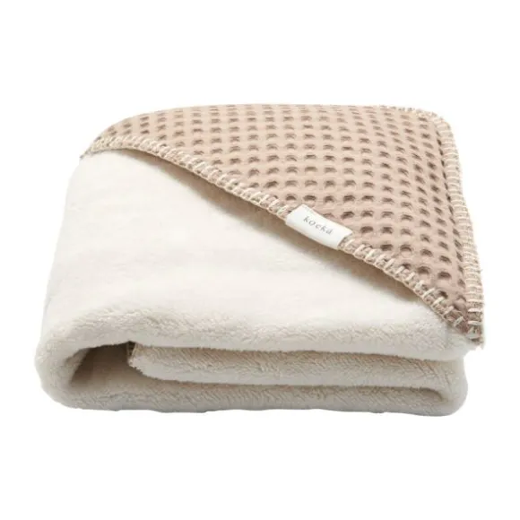 Koeka Wikkeldeken Teddy Waffle Natural