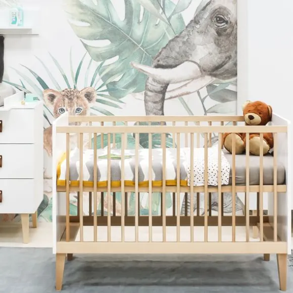 Ledikant 60-120 Indy White/Naturel