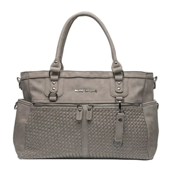 Little Company Diaperbag Monaco Braided Taupe