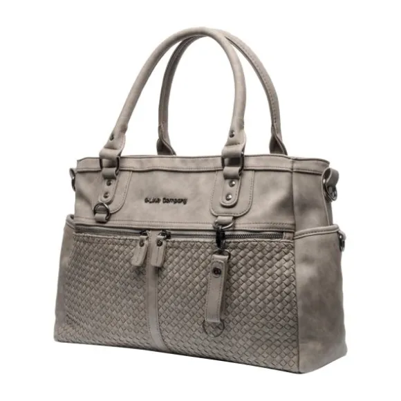 Little Company Diaperbag Monaco Braided Taupe