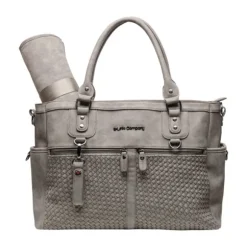 Little Company Diaperbag Monaco Braided Taupe