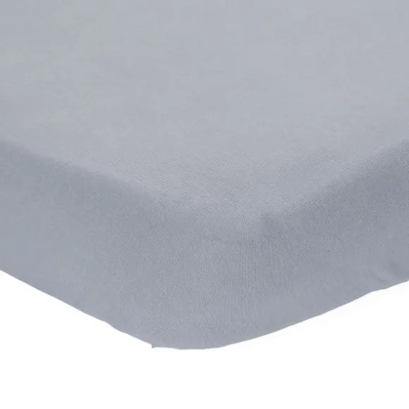 Little Dutch Hoeslaken Ledikant Pure Denim Blue 60 x 120 cm