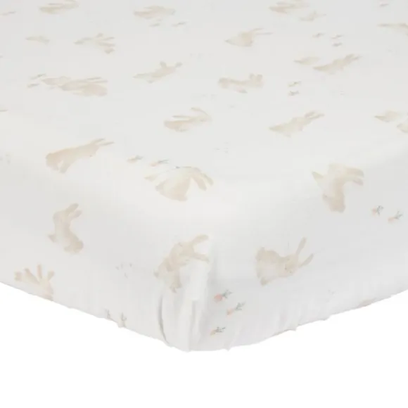Little Dutch Hoeslaken Wieg - Baby Bunny - 40 x 80 cm
