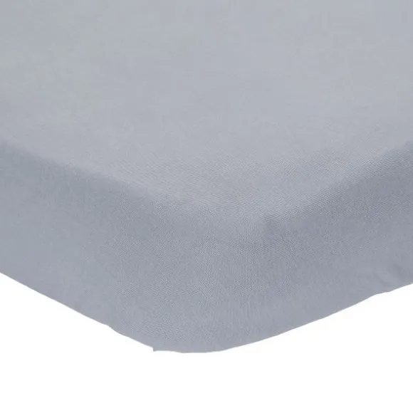 Little Dutch Hoeslaken Wieg Pure Denim Blue 40 x 80 cm