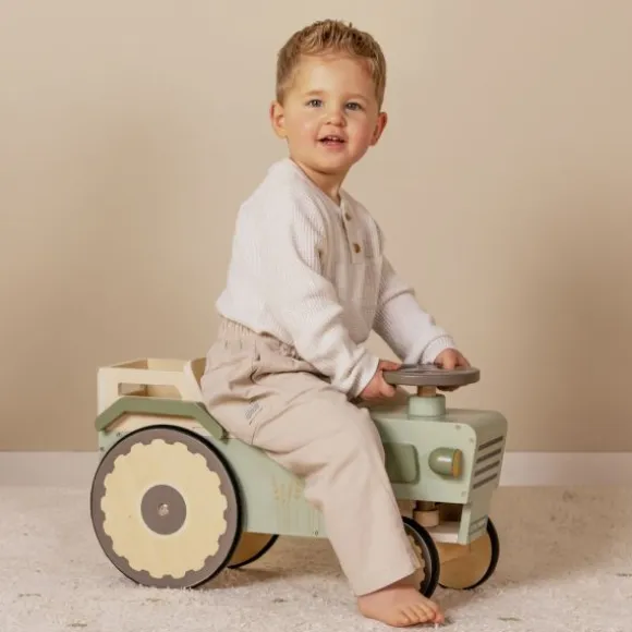 Little Dutch Houten 4-Wieler Tractor Little Farm FSC