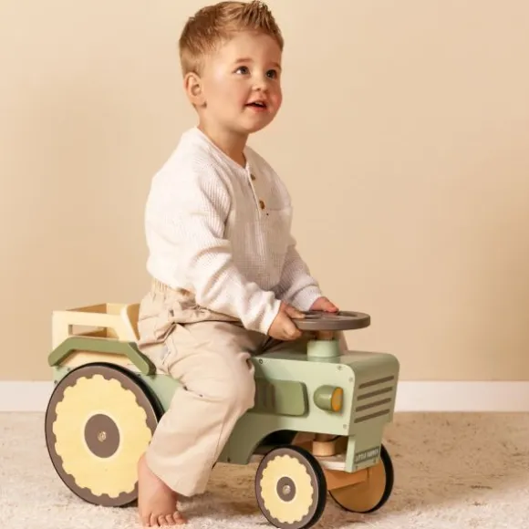 Little Dutch Houten 4-Wieler Tractor Little Farm FSC