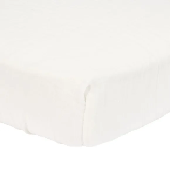 Little Dutch Juniorhoeslaken Hydrofiel Soft White 70 x 140/150 cm