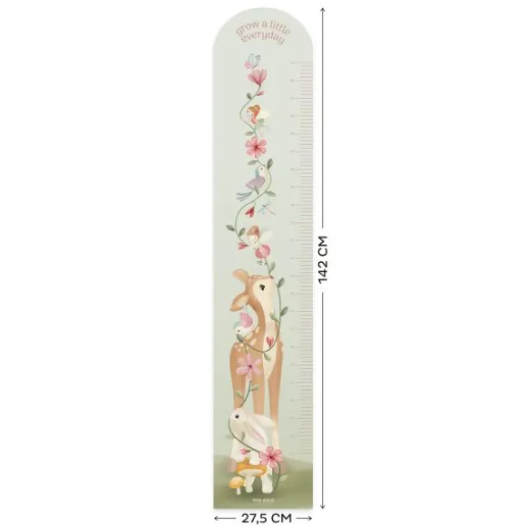 Little Dutch Muursticker Groeimeter Fairy Garden 27,5 x 142 cm