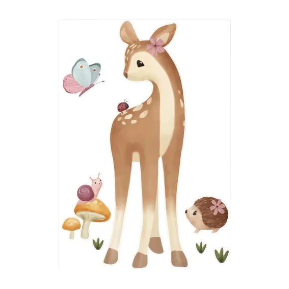 Little Dutch Muurstickers Fairy Garden 55 x 80 cm