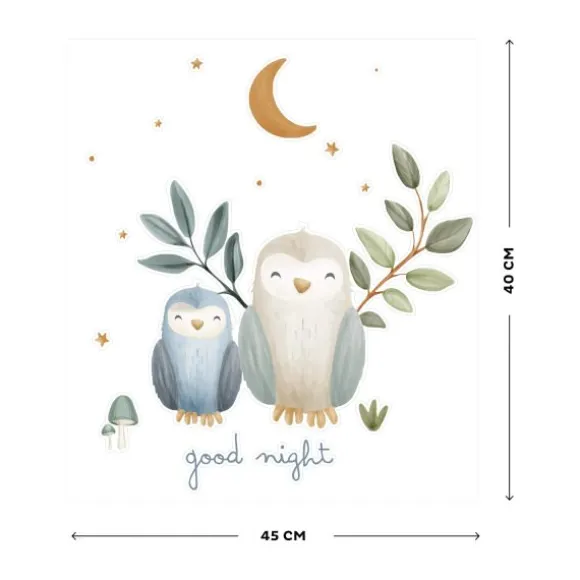 Little Dutch Muurstickers Good Night 45 x 40 cm