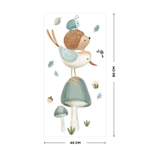 Little Dutch Muurstickers Forest Friends 40 x 80 cm