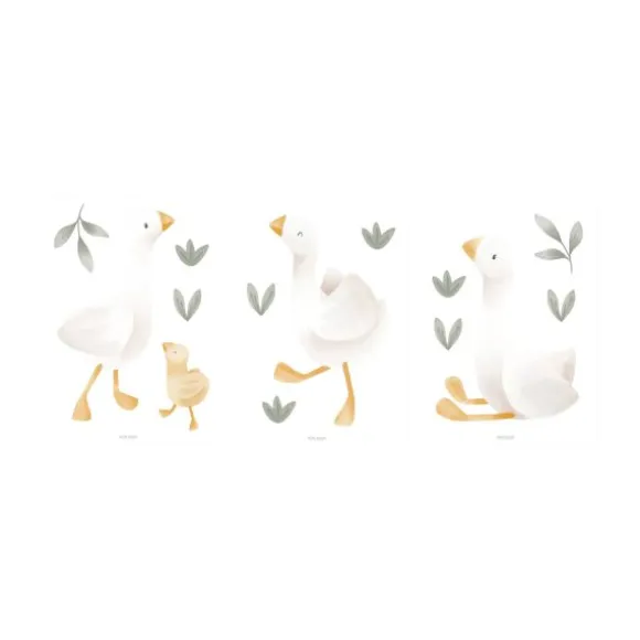 Little Dutch Muurstickers - Little Goose - 3 vellen
