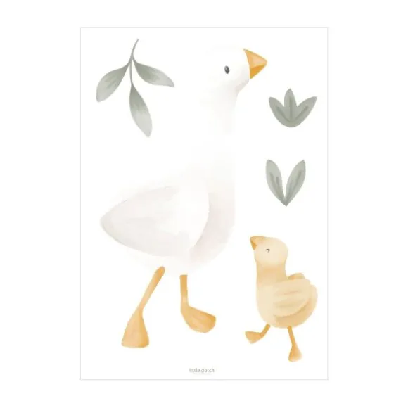 Little Dutch Muurstickers - Little Goose - 3 vellen