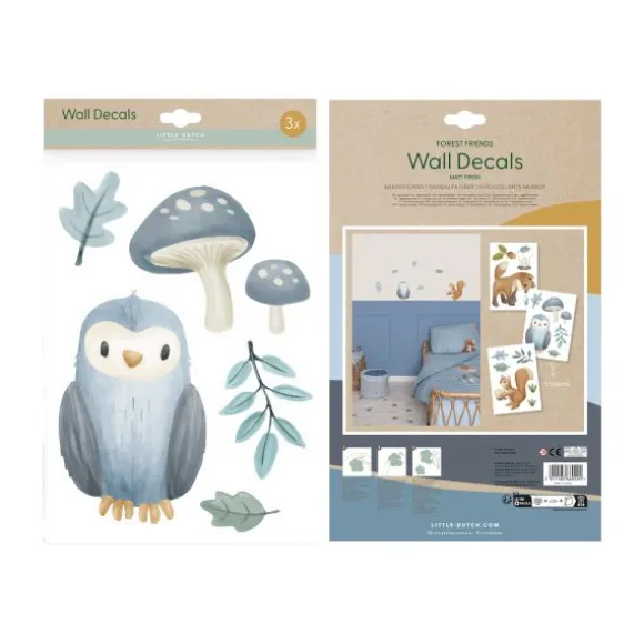 Little Dutch Muurstickers - Forest Friends - 3 Vellen