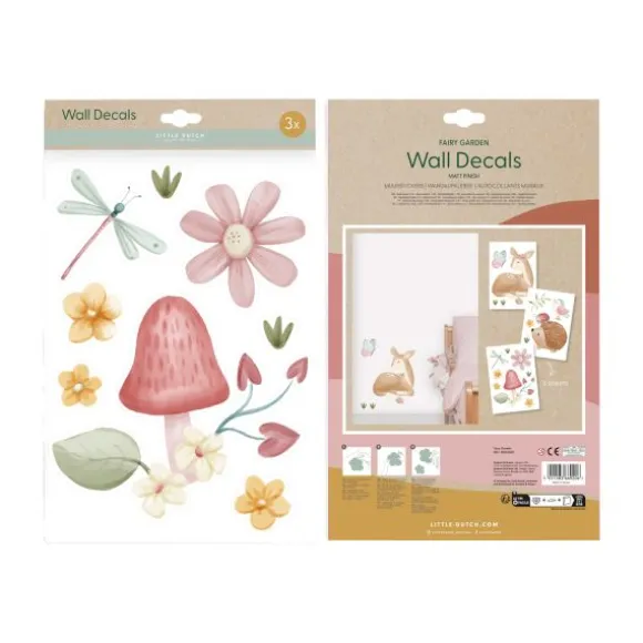 Little Dutch Muurstickers Fairy Garden - 3x A4 Size Sheets