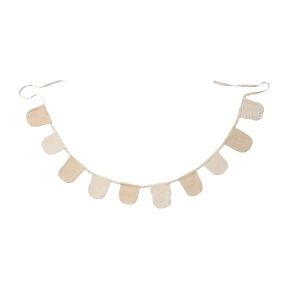Little Dutch Pure Slinger Met Vlaggetjes - Soft Beige