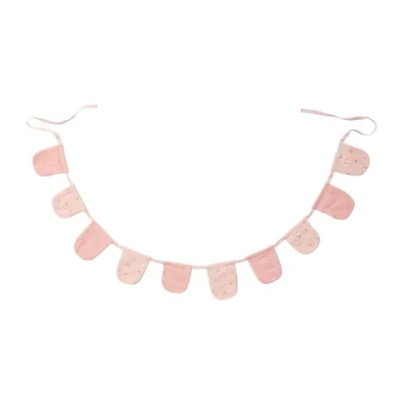 Little Dutch Pure Slinger Met Vlaggetjes - Soft Beige