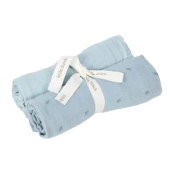 Little Dutch Pure Swaddle Doeken - Set van 2 - Hydrofiel - 70 x 70 cm - Sage