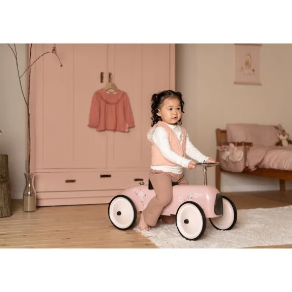 Little Dutch Retro Loopauto - Roze