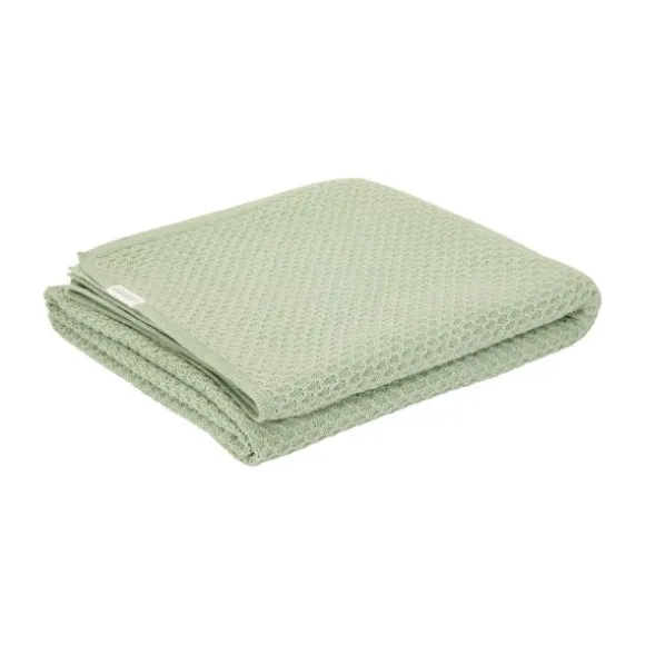 Little Dutch Wiegdeken Gebreid Pure Sage 70 x 100 cm