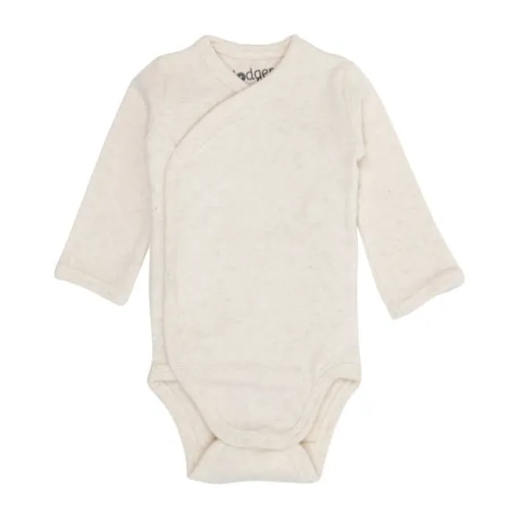 Lodger Melange Romper Lange Mouwen - Maat 50 - Birch