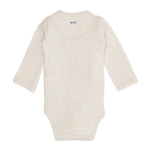 Lodger Melange Romper Lange Mouwen - Maat 50 - Birch