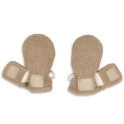 Lodger Mittens Teddy Fleece Beige 0-12M