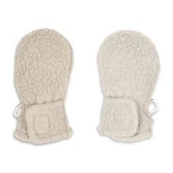 Lodger Mittens Teddy Fleece Beige 0-12M